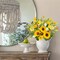 6pcs Sunflower Artificial Flowers Bouquets with Fake Yellow Tulips